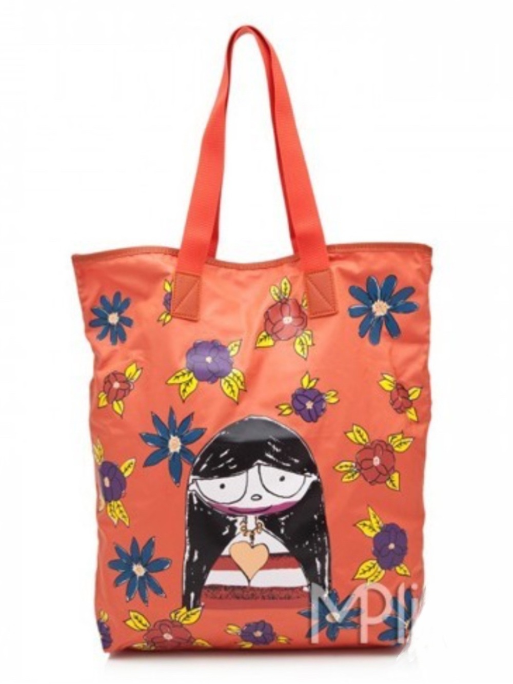 Marc By Marc Jacob Nylon Miss Marc Fabric Lightweight Travel Tote Bag
